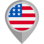 a flag on a map pointer